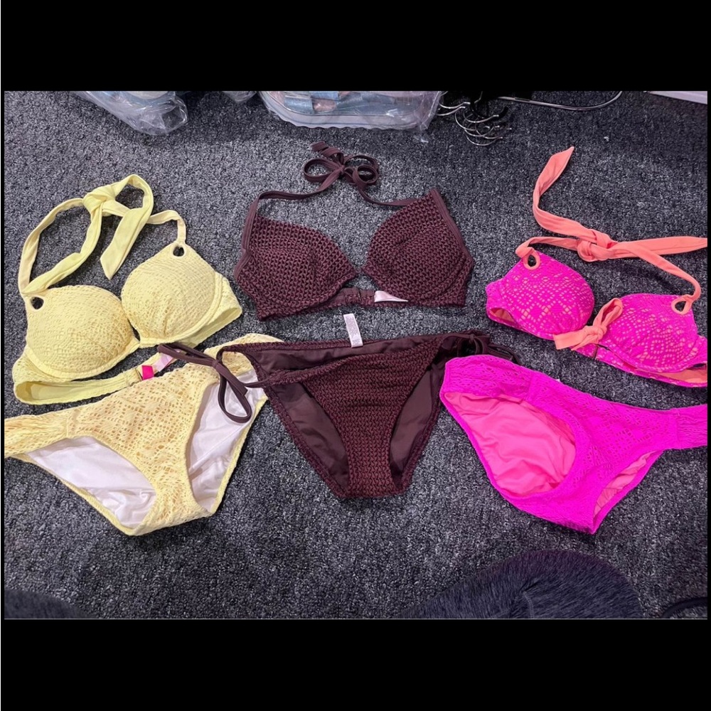 14 Bikinis and some Extras- Victoria's Secret sz small Juniors Women's